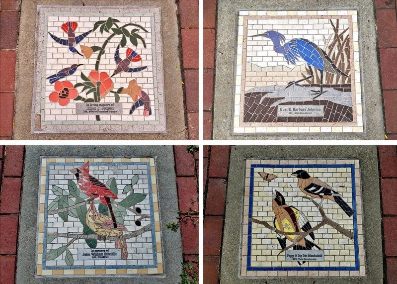John James Audubon Ceramic Tile Mosaics. Click for full size. John James Audubon Ceramic Tile Mosaics image. Click for full size.