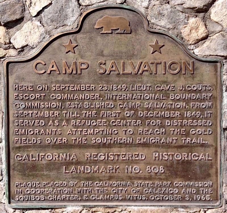 Camp Salvation Marker image. Click for full size.
