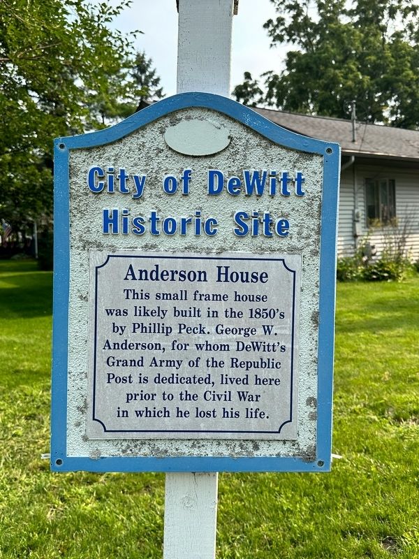 Anderson House Marker image. Click for full size.