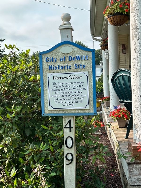 Woodruff House Marker. Click for full size. Woodruff House Marker image. Click for full size.