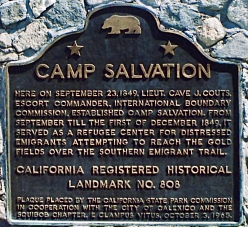 Camp Salvation Marker image. Click for full size.