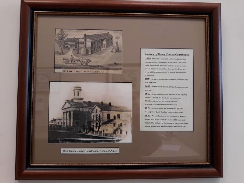The Henry County Courthouse Marker image. Click for full size.