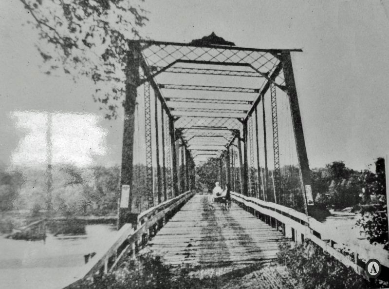 Marker detail: Bridge A Brandon-Mt. Auburn Bridge. Click for full size. Marker detail: Bridge A Brandon-Mt. Auburn Bridge image. Click for full size.