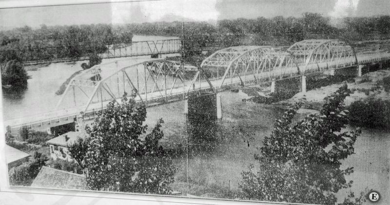 Marker detail: Bridge E  Third & Fourth Vinton Bridges image. Click for full size.
