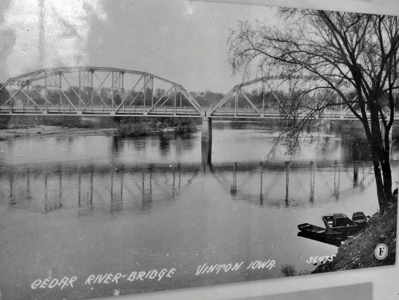Marker detail: Bridge F Fourth Vinton Bridge. Click for full size. Marker detail: Bridge F Fourth Vinton Bridge image. Click for full size.