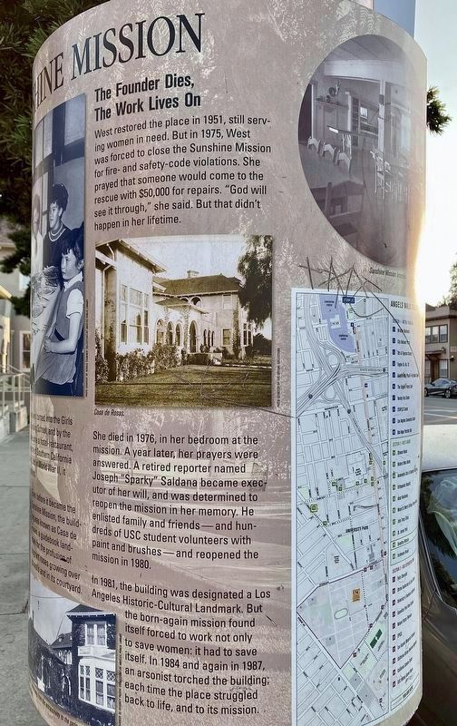 Casa de Rosas/Sunshine Mission Marker. Click for full size. Casa de Rosas/Sunshine Mission Marker image. Click for full size.