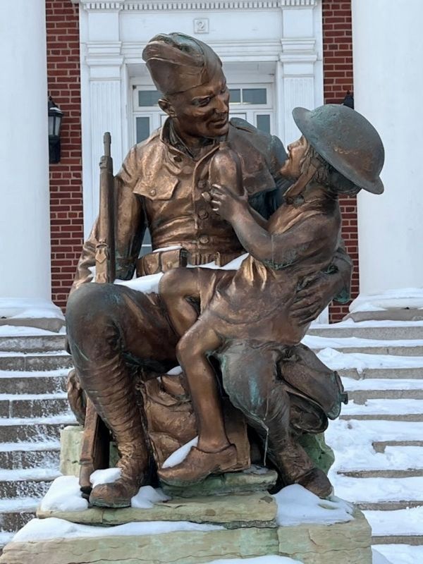 World War I Memorial Fountain Statue. Click for full size. World War I Memorial Fountain Statue image. Click for full size.