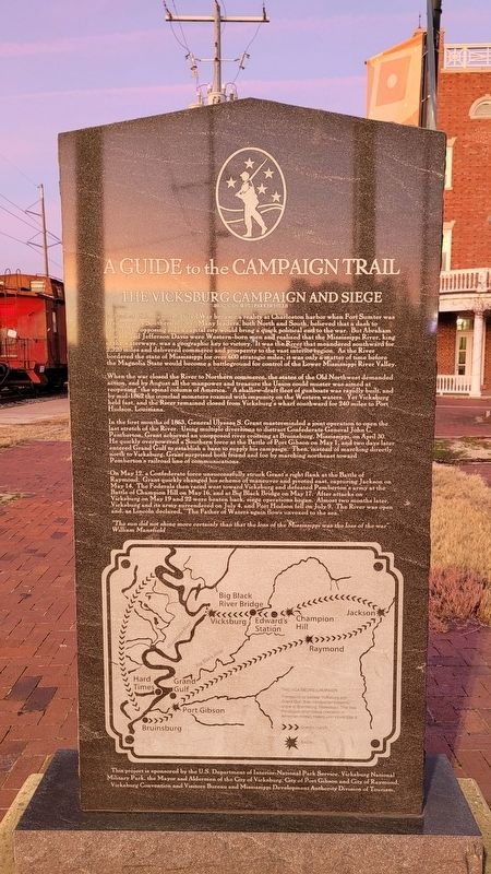 The Vicksburg Campaign and Siege Marker. Click for full size. The Vicksburg Campaign and Siege Marker image. Click for full size.