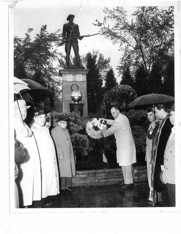 George Dilboy Statue dedication, May 24, 1942 image. Click for full size.