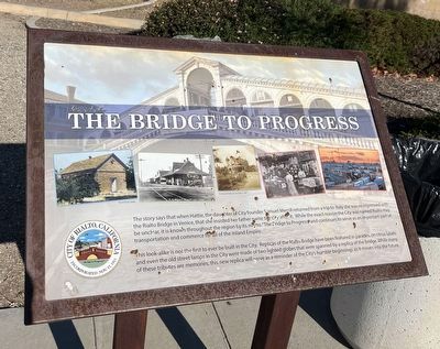 The Bridge To Progress Marker image. Click for full size.