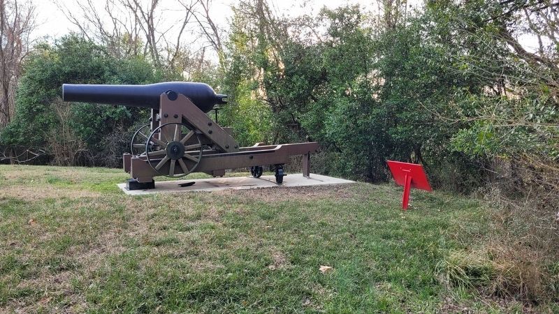 The C.S. Company C Marker and cannon image. Click for full size.