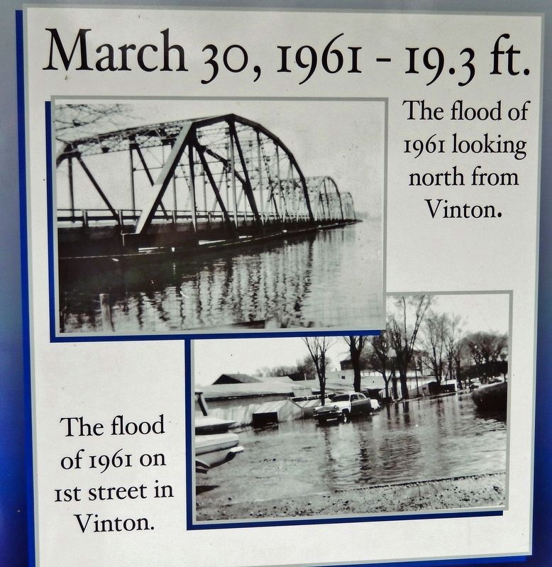 Marker detail: March 30, 1961 � 19.3 ft. image. Click for full size.