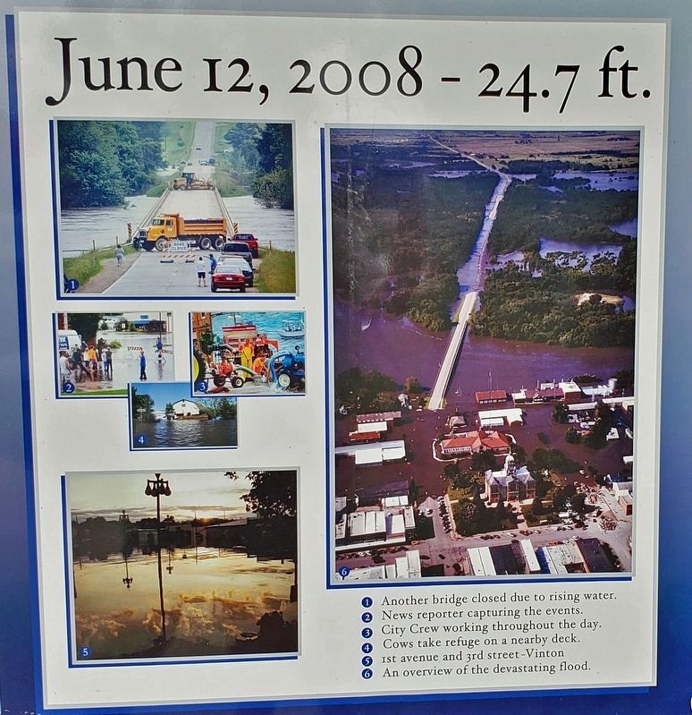 Marker detail: June 12, 2008  24.7 ft. image. Click for full size.