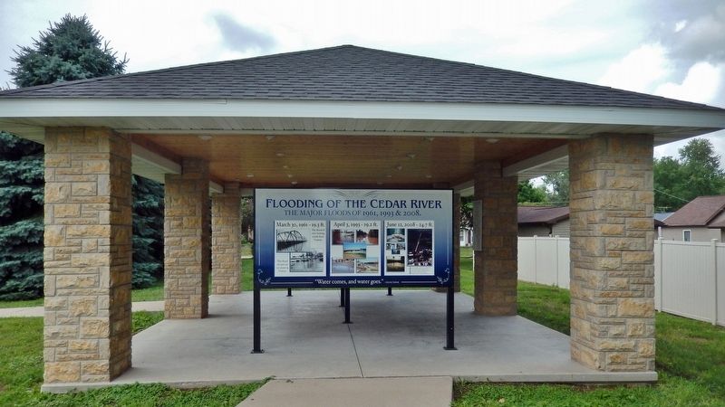 Harrison Pavilion: Cedar River Interpretive Kiosk image. Click for full size.