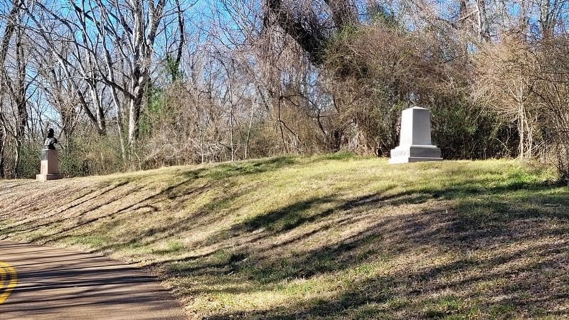 The Elias S. Dennis Marker is the left marker of the two markers image. Click for full size.