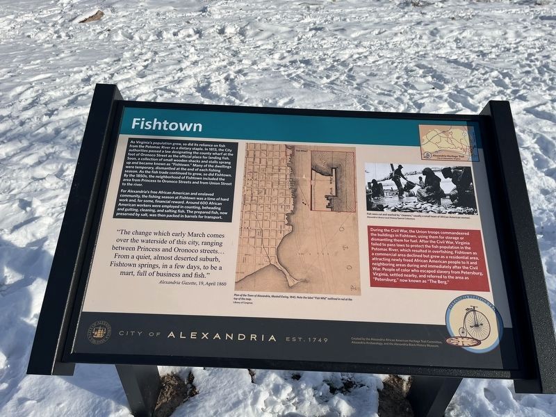 Fishtown Marker image. Click for full size.