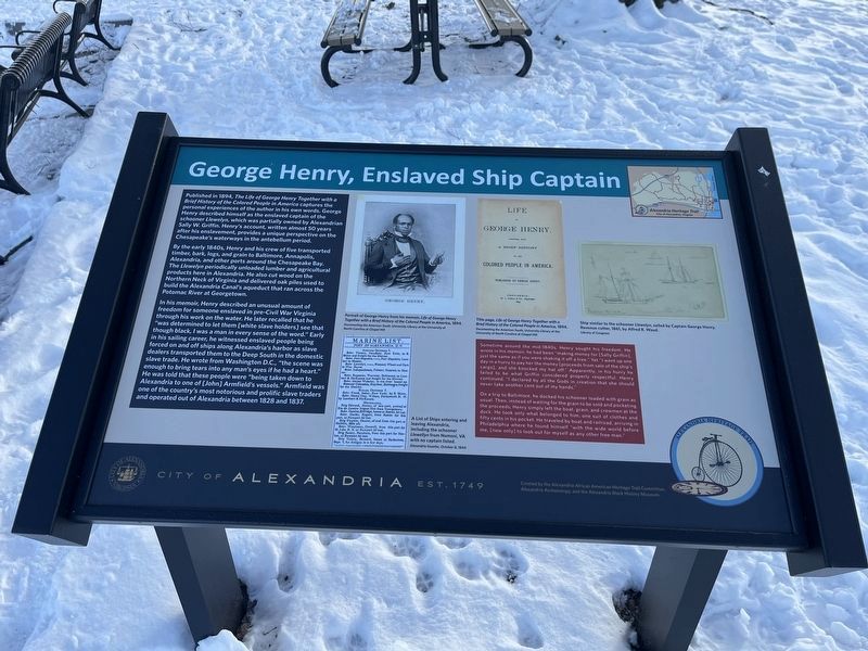 George Henry, Enslaved Ship Captain Marker. Click for full size. George Henry, Enslaved Ship Captain Marker image. Click for full size.