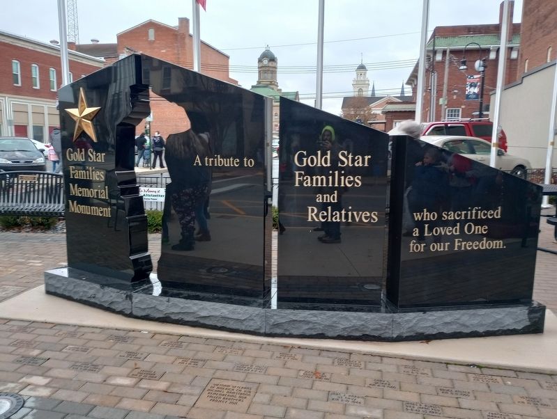 Gold Star Families Memorial Monument. Click for full size. Gold Star Families Memorial Monument image. Click for full size.