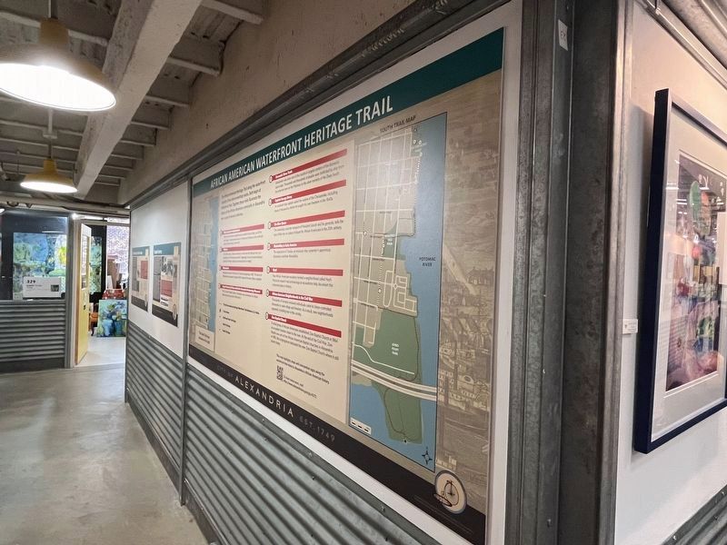 African American Waterfront Heritage Trail Marker image. Click for full size.