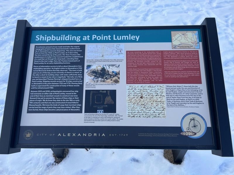Shipbuilding at Point Lumley Marker image. Click for full size.