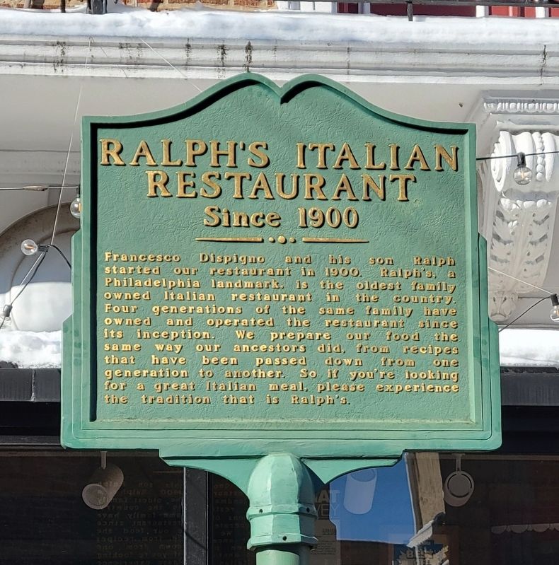 Ralph's Italian Restaurant Marker image. Click for full size.