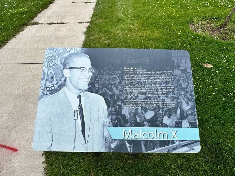 Malcolm X Marker image. Click for full size.