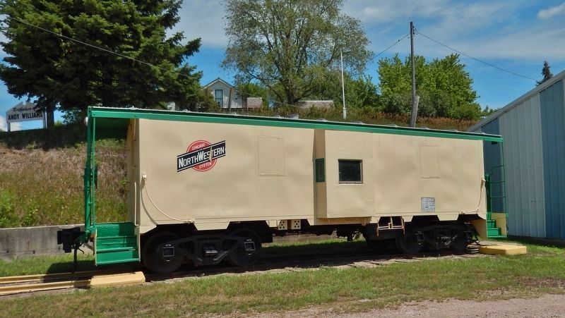 Chicago & North Western Caboose image. Click for full size.