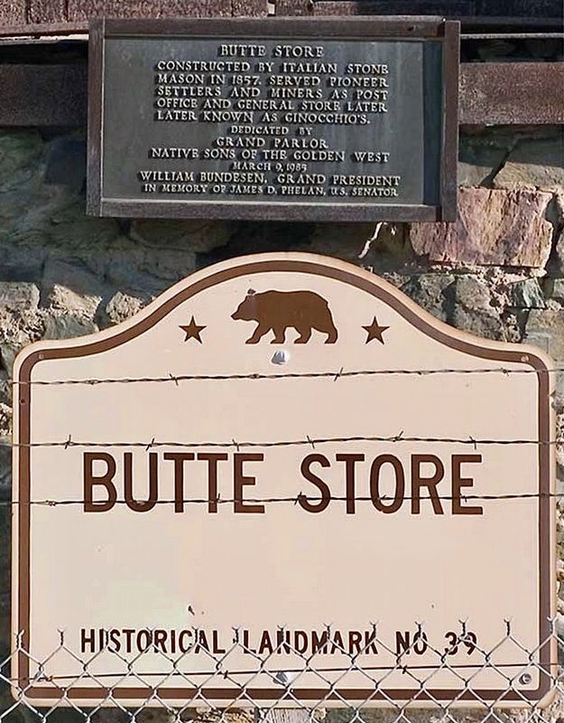 Butte Store Marker image. Click for full size.