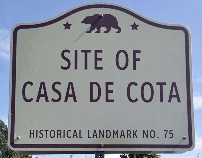 Casa de Cota Marker image. Click for full size.