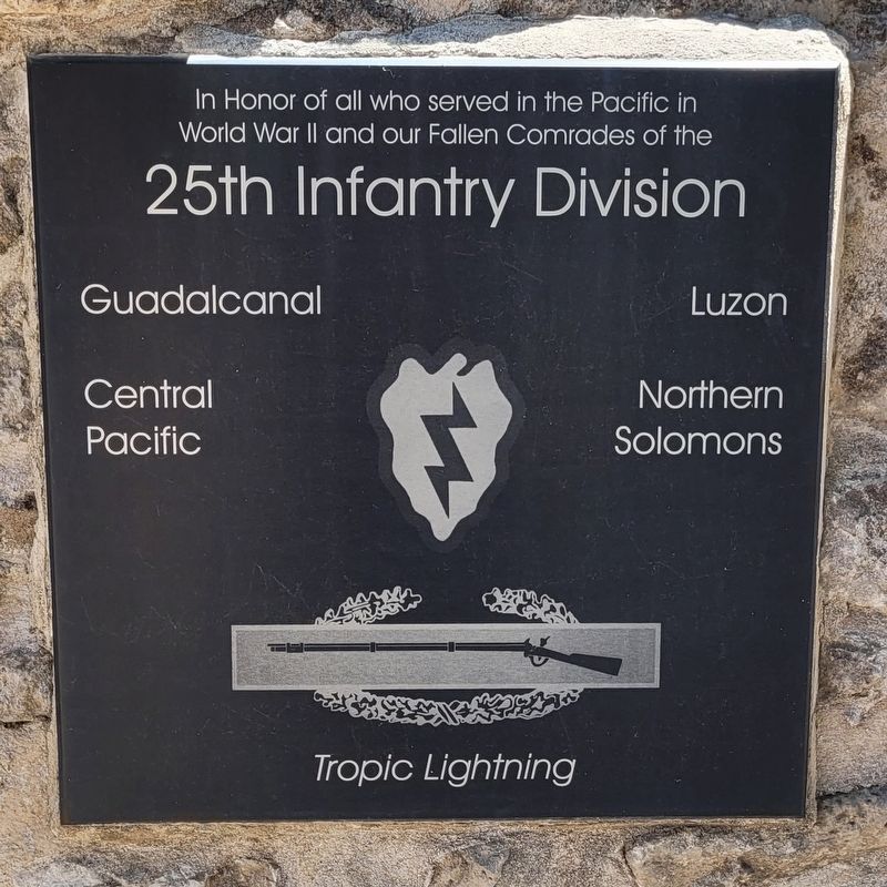25th Infantry Division Marker image. Click for full size.