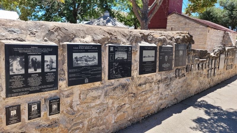 The 25th Infantry Division Marker is the fifth marker from the left image. Click for full size.