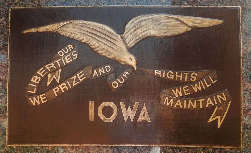 Dixie Cornell Gebhardt Memorial – Iowa Flag Symbols. Click for full size. Dixie Cornell Gebhardt Memorial – Iowa Flag Symbols image. Click for full size.
