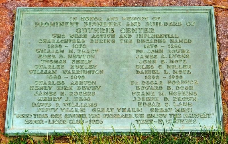 Prominent Pioneers Memorial image. Click for full size.