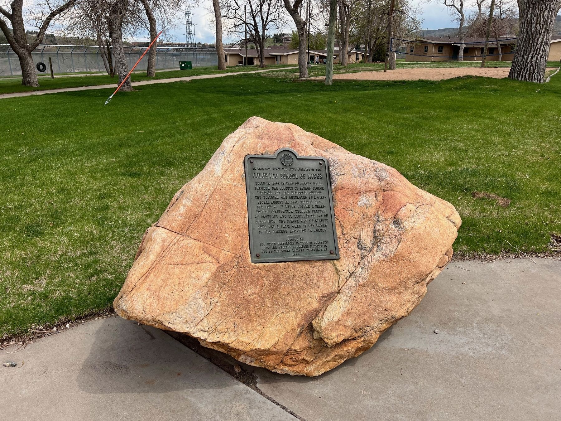 Colorado School Of Mines Marker. Click for full size. Colorado School Of Mines Marker image. Click for full size.