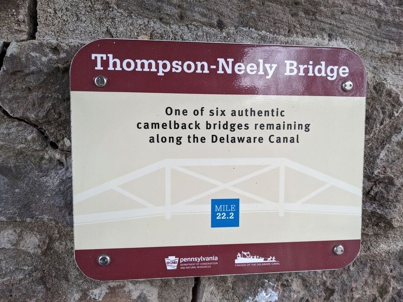 Thompson-Neely Bridge Marker. Click for full size. Thompson-Neely Bridge Marker image. Click for full size.