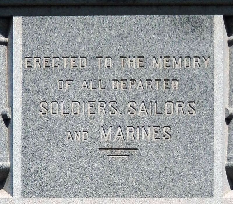 Soldiers, Sailors and Marines Memorial. Click for full size. Soldiers, Sailors and Marines Memorial image. Click for full size.