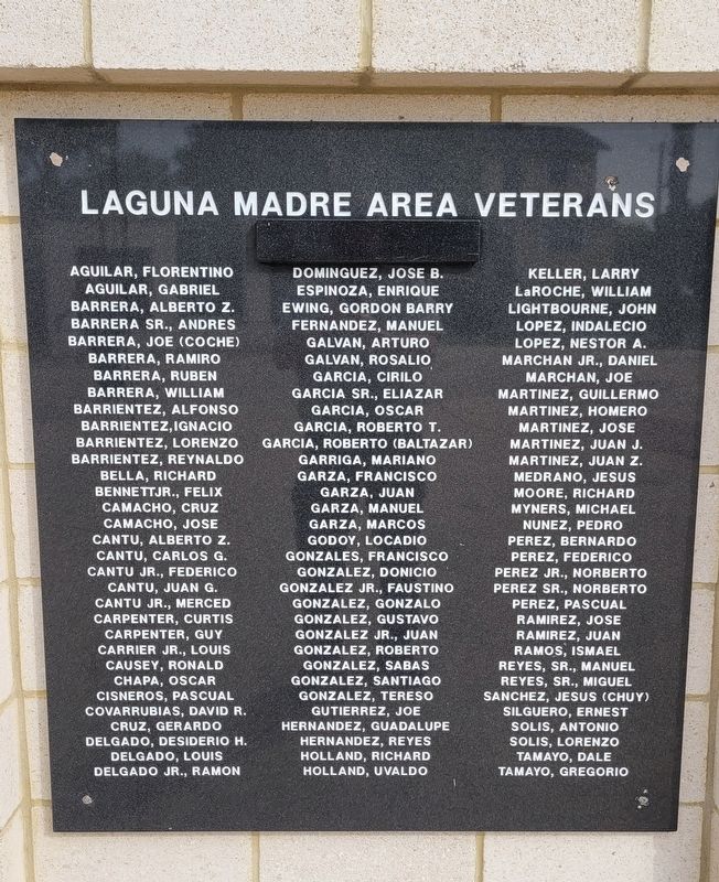 Veterans' Park Walls of Honor Marker - 1st Plaque image. Click for full size.