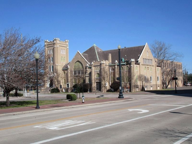 Westminster Presbyterian Church <small> Of Beaumont</small> Marker. Click for full size. Westminster Presbyterian Church <small> Of Beaumont</small> Marker image. Click for full size.