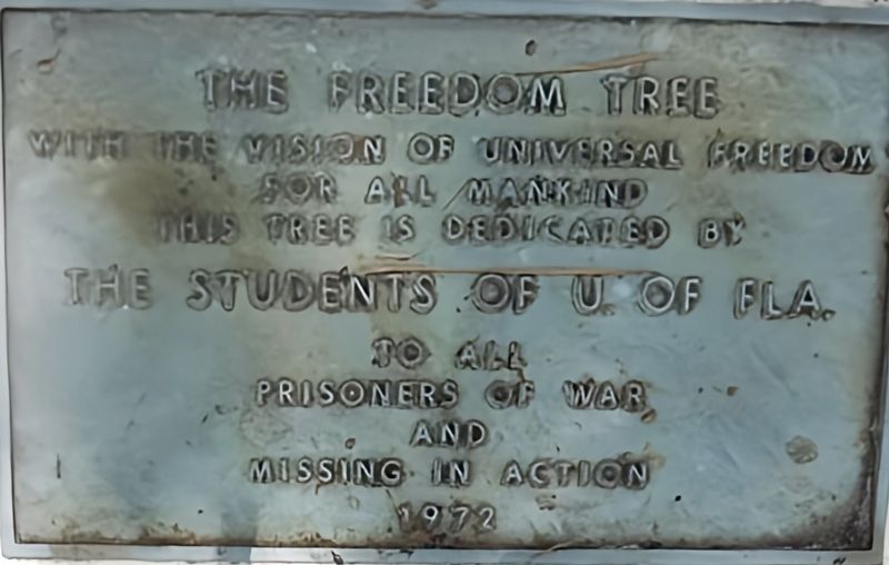 POW/MIA Freedom Tree Marker image. Click for full size.