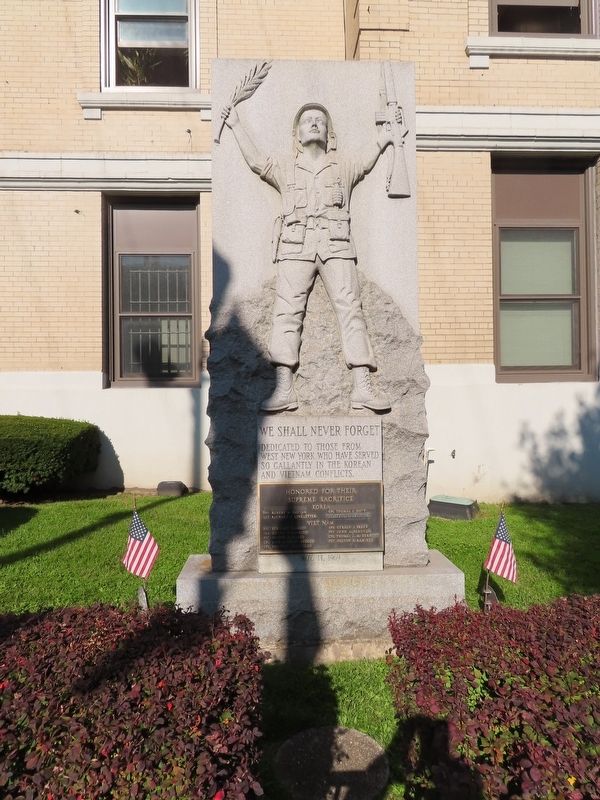 West New York Korean Vietnam Veterans Memorial image. Click for full size.