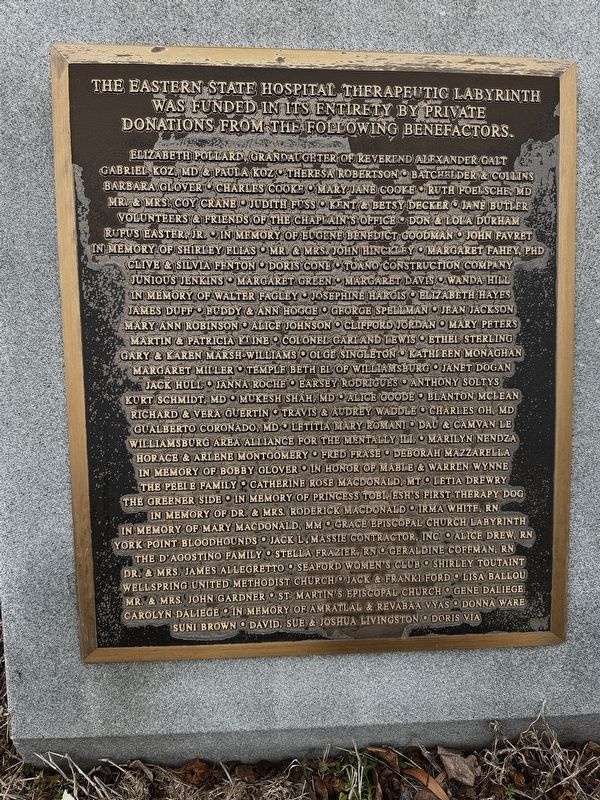 Donation Plaque image. Click for full size.