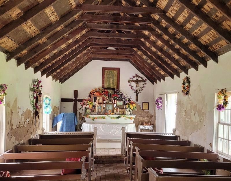 The inside view of the La Lomita Chapel image. Click for full size.