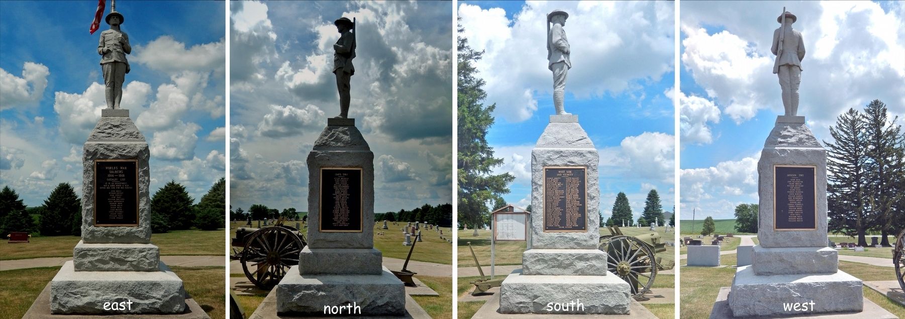 World's War Soldiers Memorial image. Click for full size.