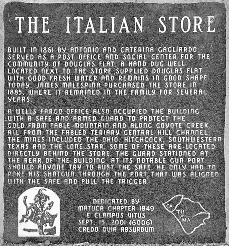 The Italian Store Marker image. Click for full size.