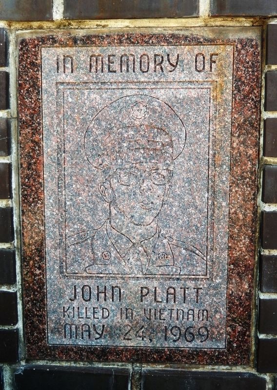 In Memory of John Platt Marker image. Click for full size.
