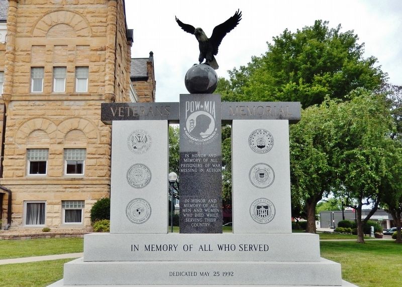 Veterans Memorial. Click for full size. Veterans Memorial image. Click for full size.