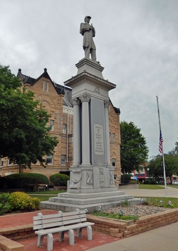 Shelby County Civil War Memorial. Click for full size. Shelby County Civil War Memorial image. Click for full size.
