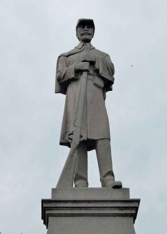 Shelby County Civil War Memorial Statue. Click for full size. Shelby County Civil War Memorial Statue image. Click for full size.