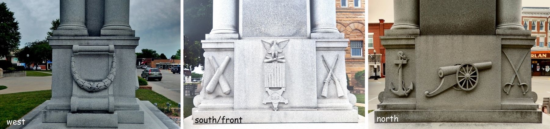 Shelby County Civil War Memorial Detail. Click for full size. Shelby County Civil War Memorial Detail image. Click for full size.