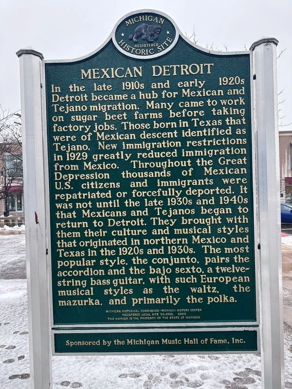 Mexican Detroit Marker image. Click for full size.